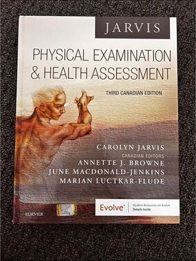 Jarvis Physical Examination & Health Assessment - Cream/Brown Cover